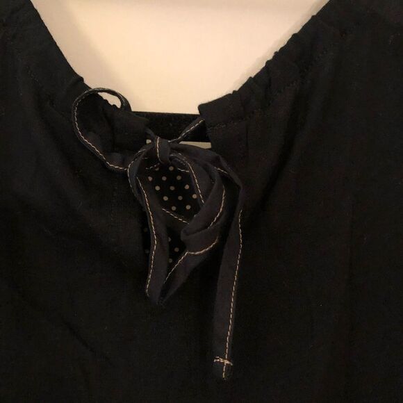 Anthropologie “One September” Black Gold Top - Picture 5 of 7